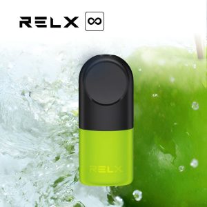 Relx Infinity Replacement Pod Cartridges  Crisp Green 650 Puff 3%