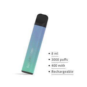 Miku Disposable E-cigs Blue Green 3000 Puff 3%