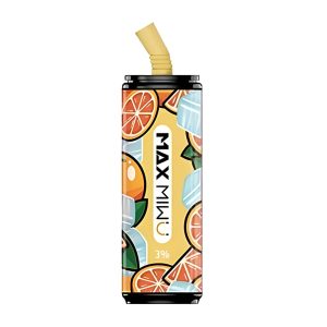Max Miwu Coke Tin Disposable E-cigs  Orange Soda 3600 Puff 12ml