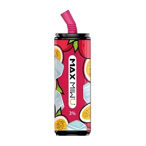 Max Miwu Coke Tin Disposable E-cigs 3600 Puff  Passion Fruit Ice