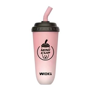 Wdg Mini Cup Disposable E-cigs 5000 Puff  Peach Soda 15ml
