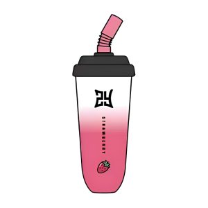 Zhuiyun Mini Cup Disposable E-cigs 6800 Puff  Strawberry