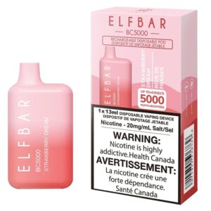 ELF BAR BC5000 Disposable 5000 Puffs Strawberry Dream 650mAh