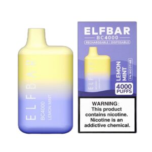 ELF BAR BC4000 Disposable Lemon Mint 4000 Puffs 11.5ml