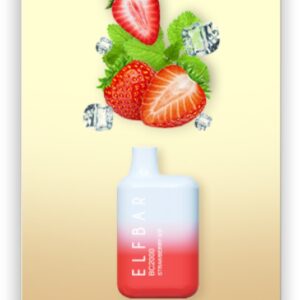 ELF BAR BC2000 Disposable Strawberry Ice 2000 Puffs 5ml