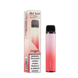 ELF BAR 3500 Disposable Strawberry Ice 3500 Puffs 1500mAh
